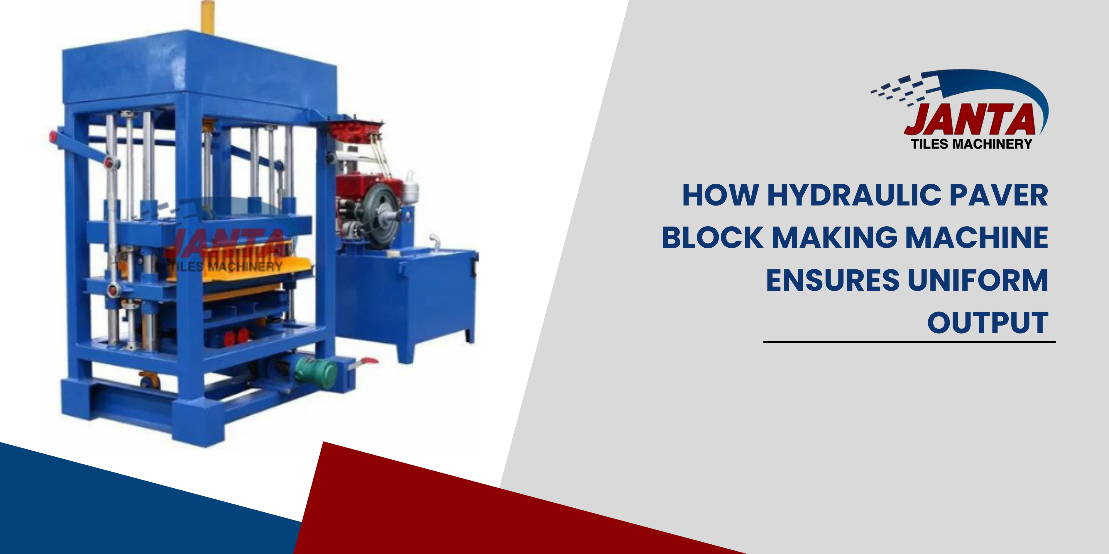 How Hydraulic Paver Block Making Machine Ensures Uniform Output