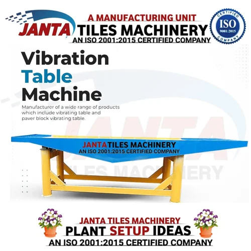Vibration Table Block Making Machine Manufacturers